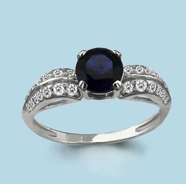 Кольцо из серебра 64273Б