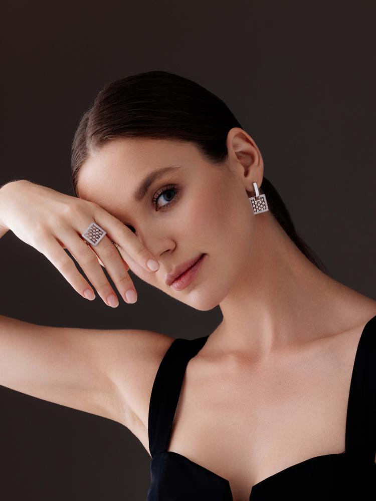 Серьги из серебра 02-3944/00КЦ-00