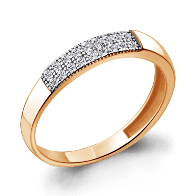 Кольцо из красного золота 585 пробы 68795А