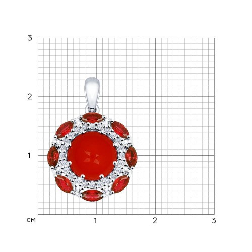 Подвеска из серебра 94031607