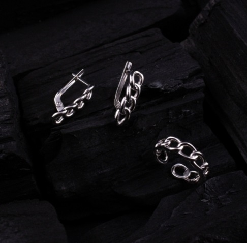 Серьги из серебра 2101296-00245