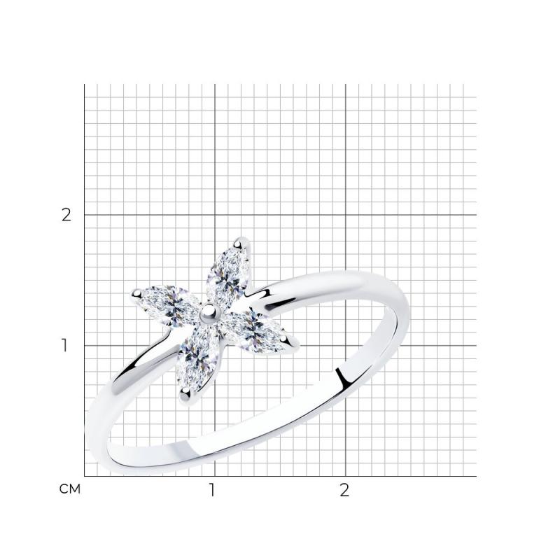 Кольцо из серебра 94012778