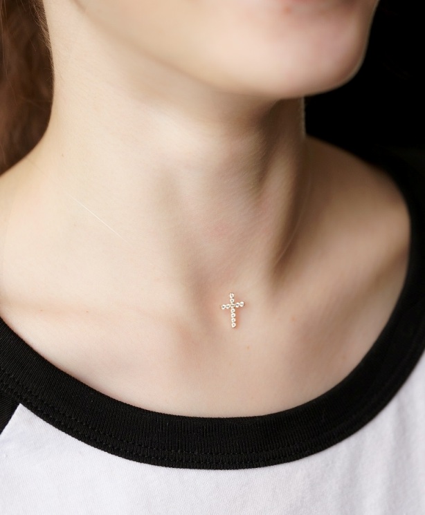 Колье из красного золота 585 пробы 1.10.11.00