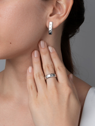Серьги из серебра 3101028435