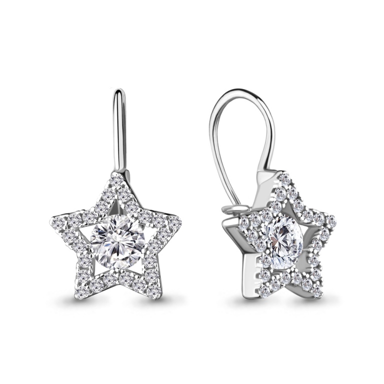 Серьги из серебра 48771А