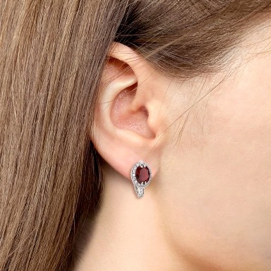 Серьги из серебра 4413703А