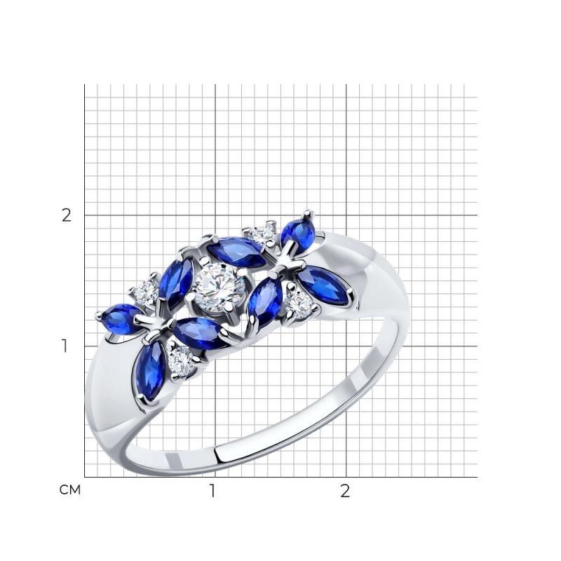 Кольцо из серебра 88010032