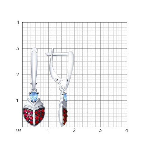 Серьги из серебра 94022744