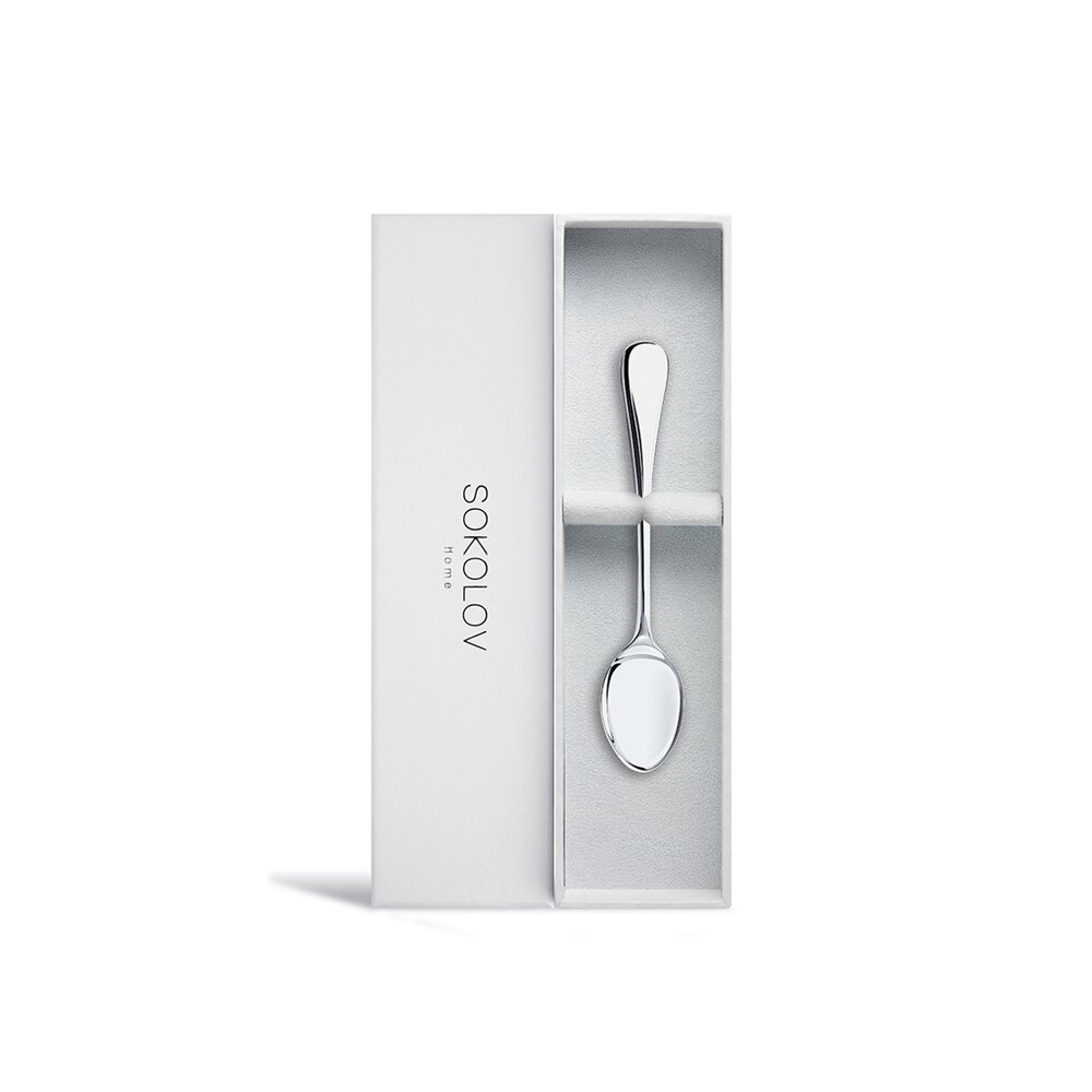 Ложка из родированого серебра 925 пробы 2301020007