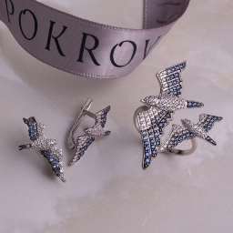 Серьги из серебра 2101216-00355