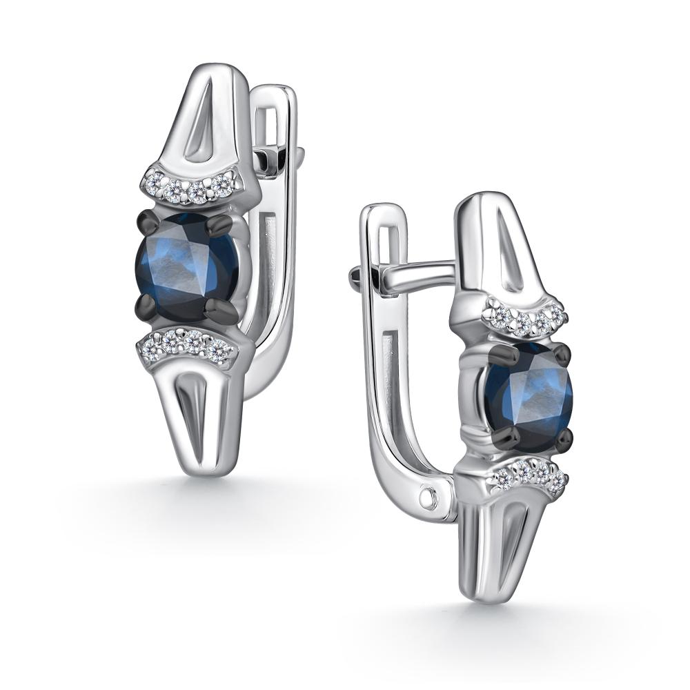 Серьги из серебра 02-4562/000С-00