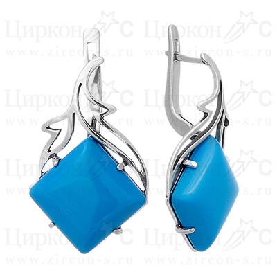 Серьги из серебра с1573