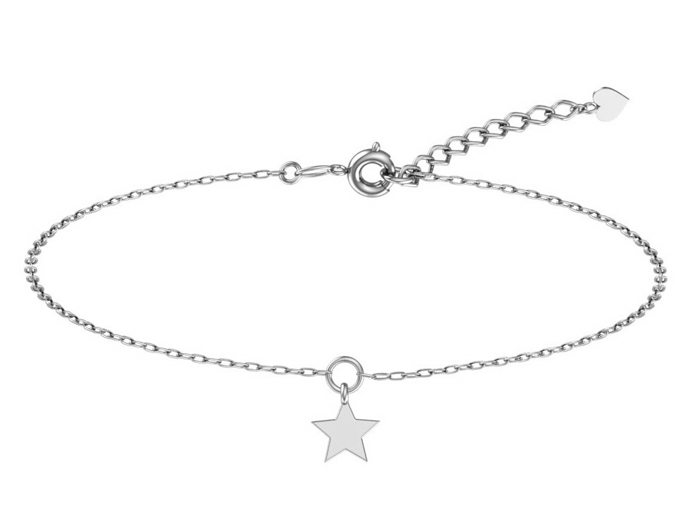 Браслет из родированого серебра 925 пробы 0720575-00245