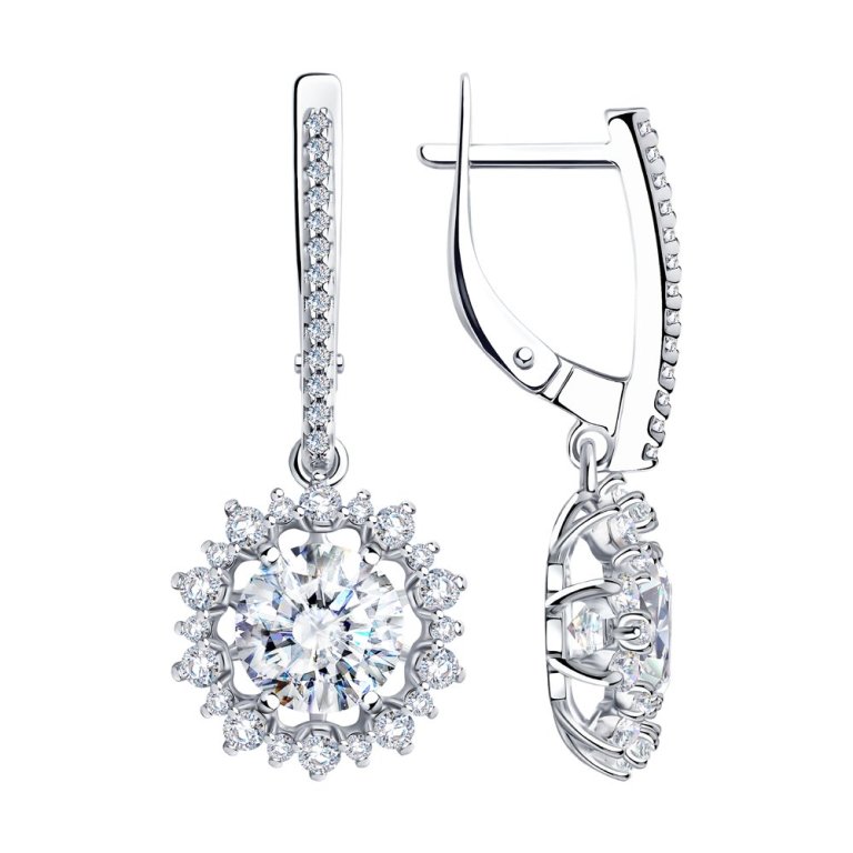 Серьги из серебра 94023207