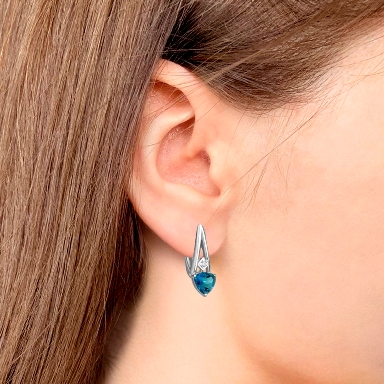 Серьги из серебра 4763208А