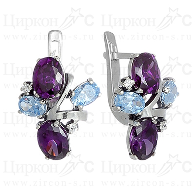 Серьги из серебра с2398