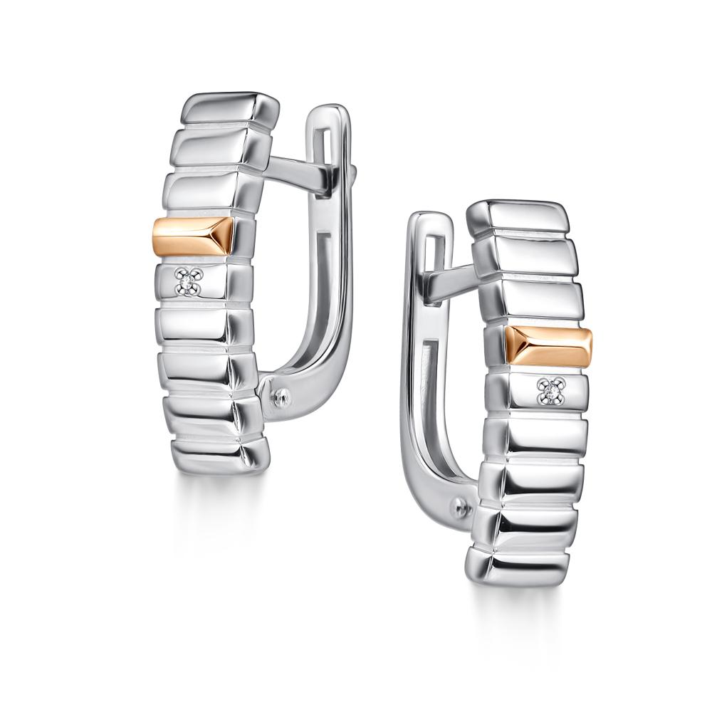 Серьги из серебра 02-4827/000Б-00