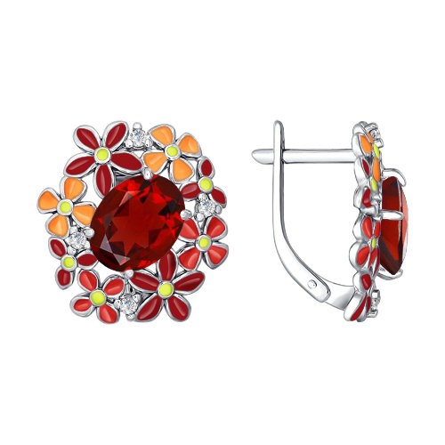 Серьги из серебра 92020234