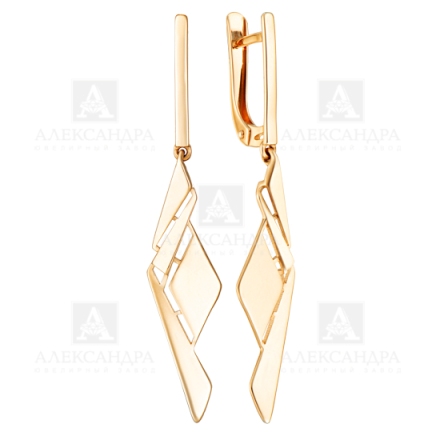 Серьги из золота кл4195а-01