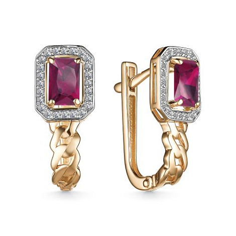 Серьги из золота 25633-103