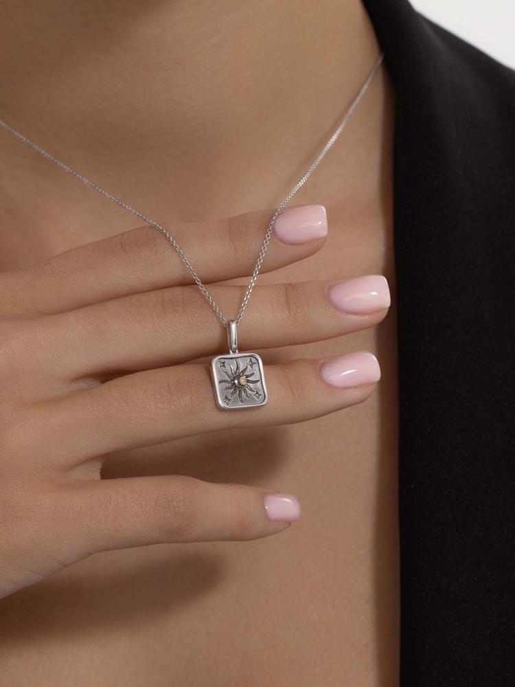 Подвеска из серебра 03-4109/000Б-17