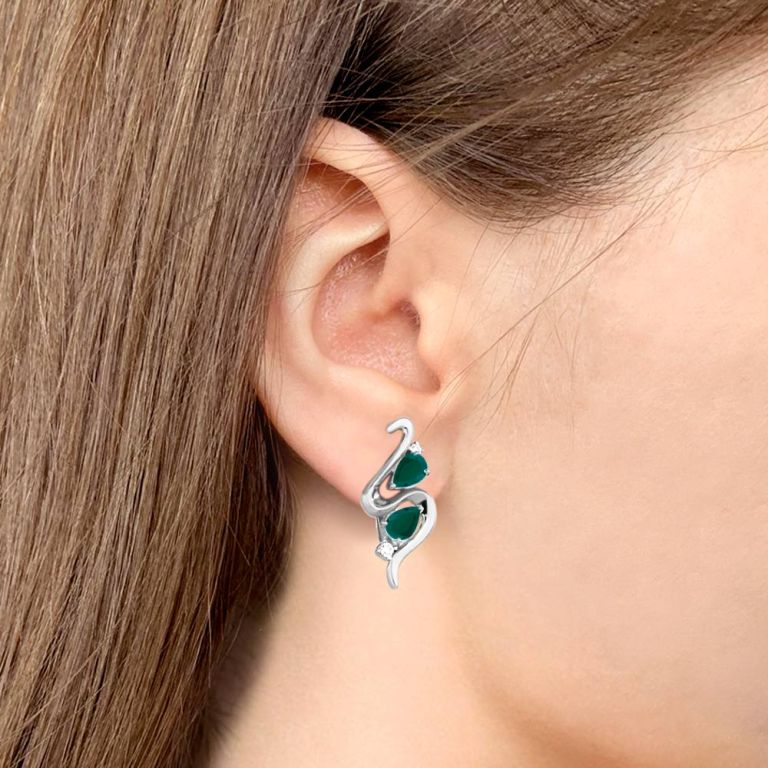 Серьги из серебра 4765909А