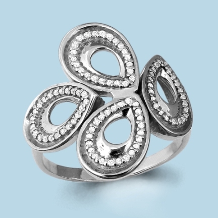 Кольцо из серебра 63783А