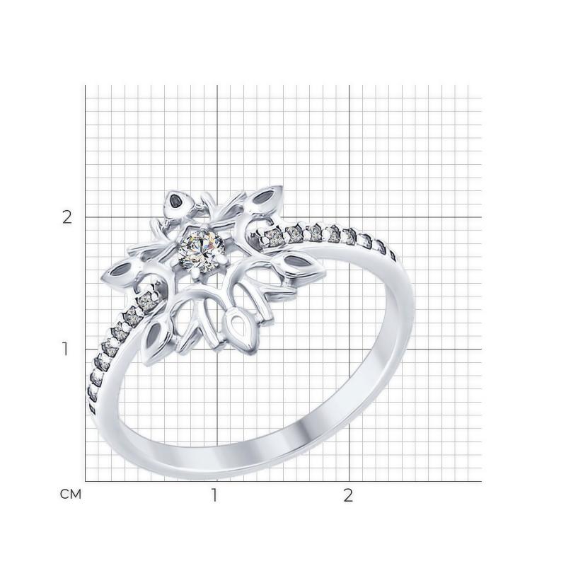 Кольцо из серебра 94012367