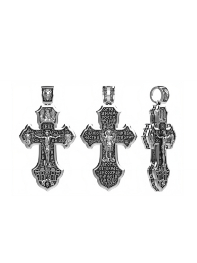 Крест из серебра ПК-029м