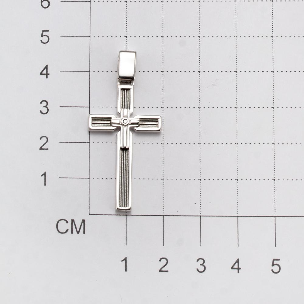 Крест из серебра 03-3169/00ЧБ-17