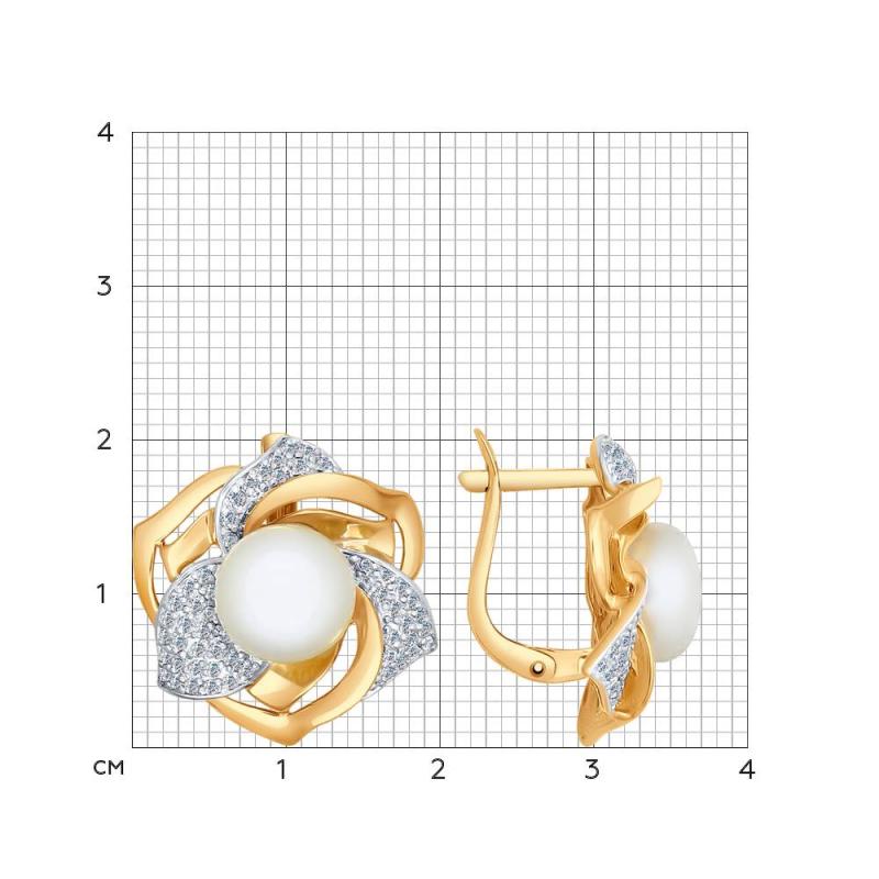 Серьги из золота 792030