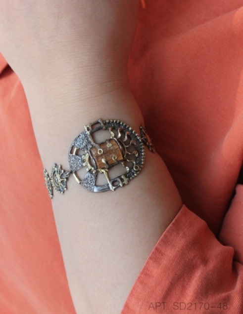 Браслет из родированого серебра 925 пробы SD2170-48