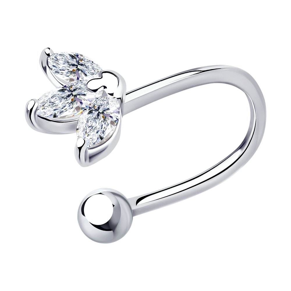 Серьга из серебра 94170147