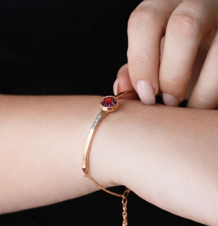 Браслет из красного золота 585 пробы 7471003А