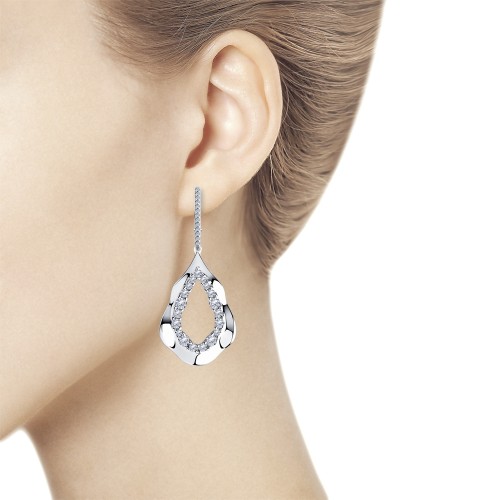 Серьги из серебра 94023704