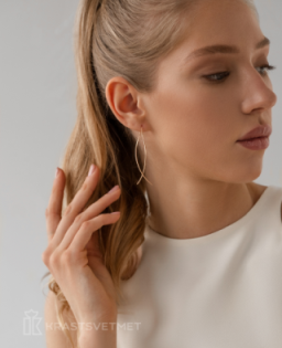 Серьги из золота НС12-362