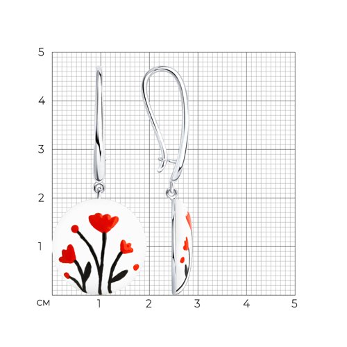 Серьги из серебра 94024467