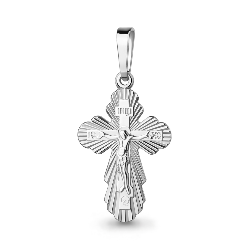Крест из серебра 925 пробы 10362  Родирование