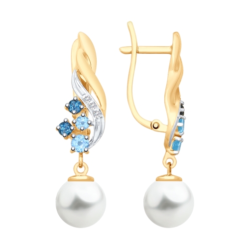 Серьги из золота 792091