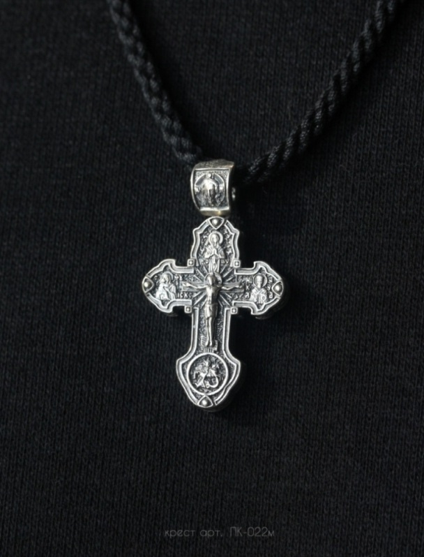 Крест из серебра ПК-022м