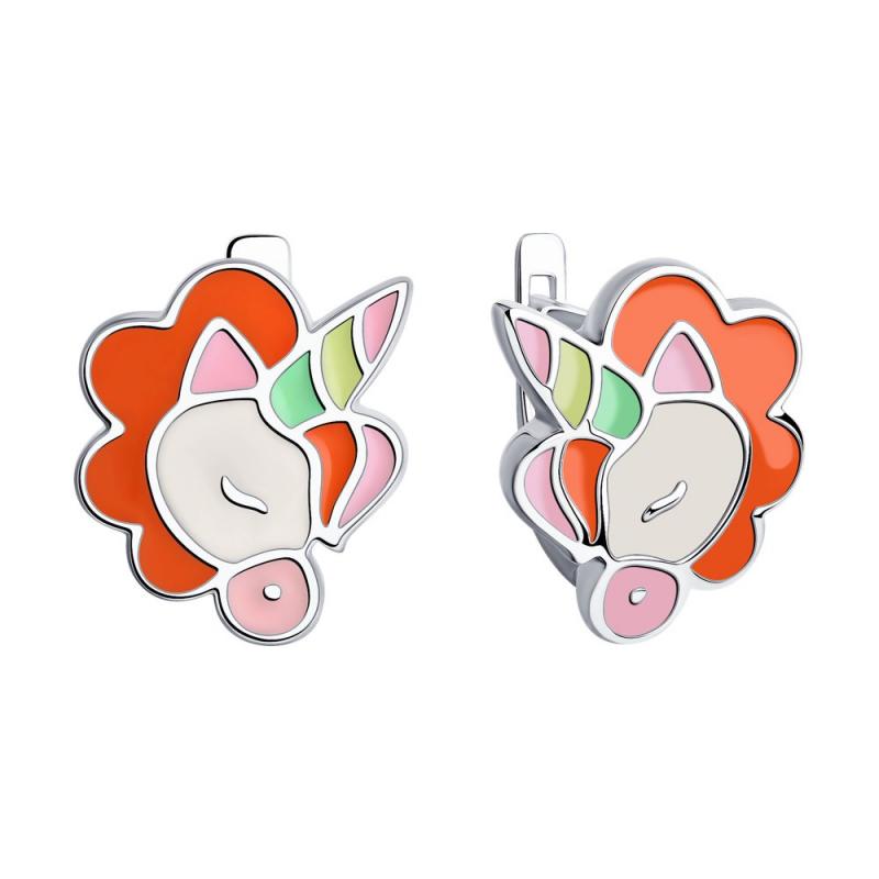 Серьги из серебра 94024030