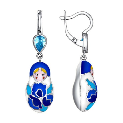 Серьги из серебра 94021313