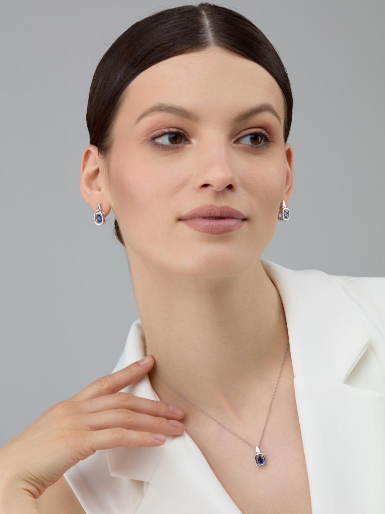 Подвеска из серебра 03-4220/0ГТС-00