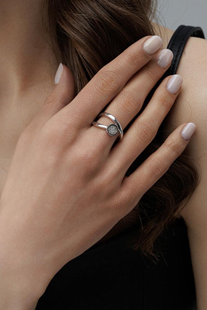 Кольцо из серебра 01-4283/00КЦ-00