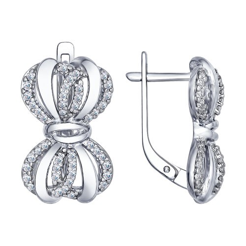 Серьги из серебра 94022501