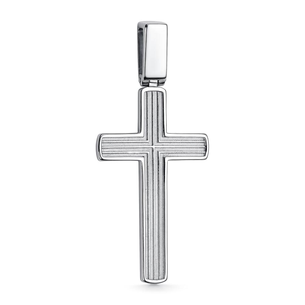 Крест из серебра 03-3835/00ЧБ-17