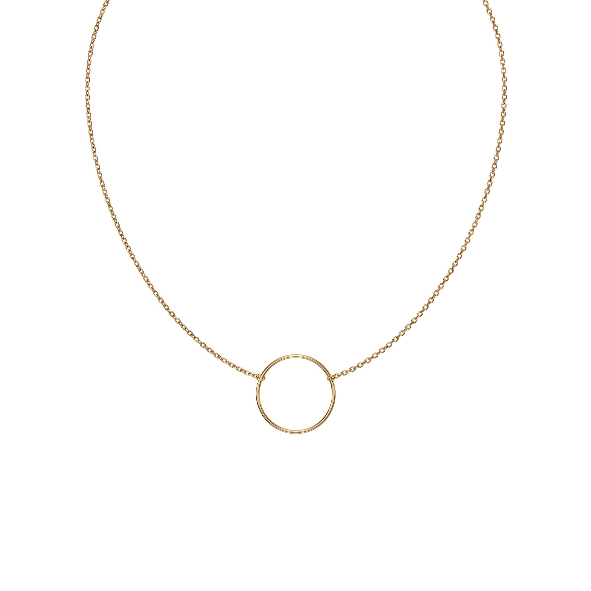 Колье из красного золота 585 пробы НХ12-1628 д. 0,5 мм