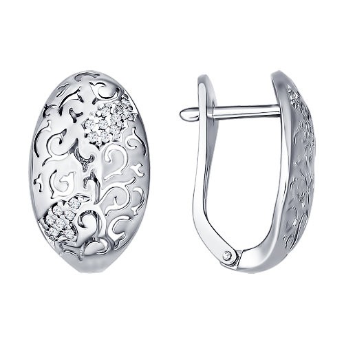 Серьги из серебра 94020888