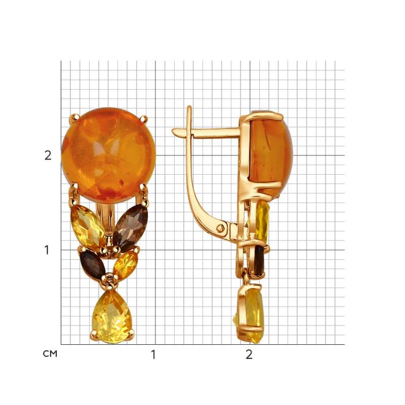 Серьги из золота 724385