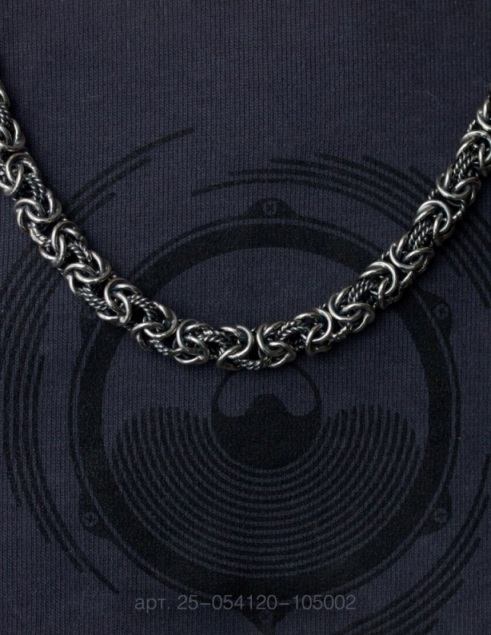 Цепь из серебра 28-054120-105002  д. 1,2